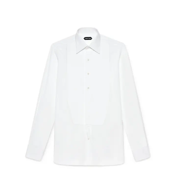 POPLIN CLASSIC FIT EVENING SHIRT OPTICAL WHITE online